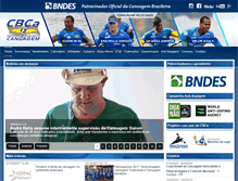 Tablet Screenshot of canoagem.org.br